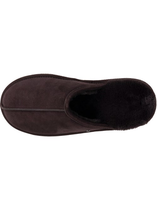 Pantofole mules in pelle con fodera in pelliccia uomo isotoner - Kiabi Pantofole mules in pelle con fodera in pelliccia uomo isotoner - Kiabi