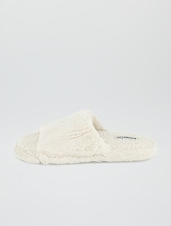 Pantofole Snoozies Donna Elefante - Sherpa Soffice - Suola Antiscivolo - Slip On