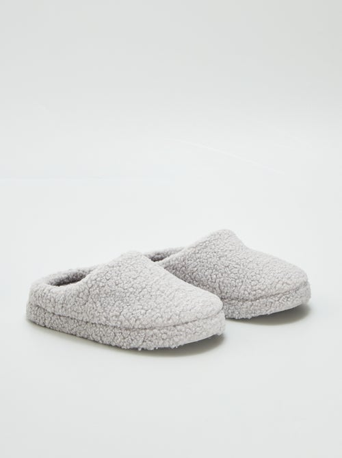 Pantofole mules in sherpa - Kiabi