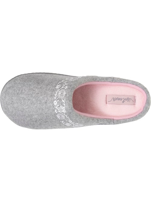 Pantofole mules in tessuto pile, sottopiede ergonomico bambina - Kiabi Pantofole mules in tessuto pile, sottopiede ergonomico bambina - Kiabi