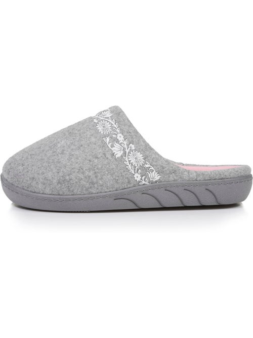 Pantofole mules in tessuto pile, sottopiede ergonomico bambina - Kiabi Pantofole mules in tessuto pile, sottopiede ergonomico bambina - Kiabi