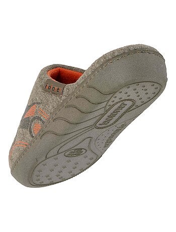 Pantofole mules in tessuto pile, sottopiede ergonomico bambino Isotoner