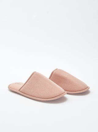 Pantofole mules in velluto