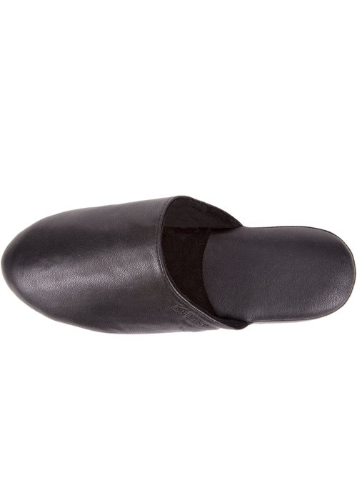 Pantofole mules interamente in pelle, suola comfort uomo isotoner - Kiabi Pantofole mules interamente in pelle, suola comfort uomo isotoner - Kiabi