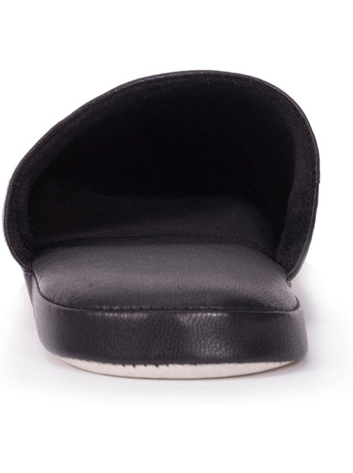 Pantofole mules interamente in pelle, suola comfort uomo isotoner - Kiabi Pantofole mules interamente in pelle, suola comfort uomo isotoner - Kiabi