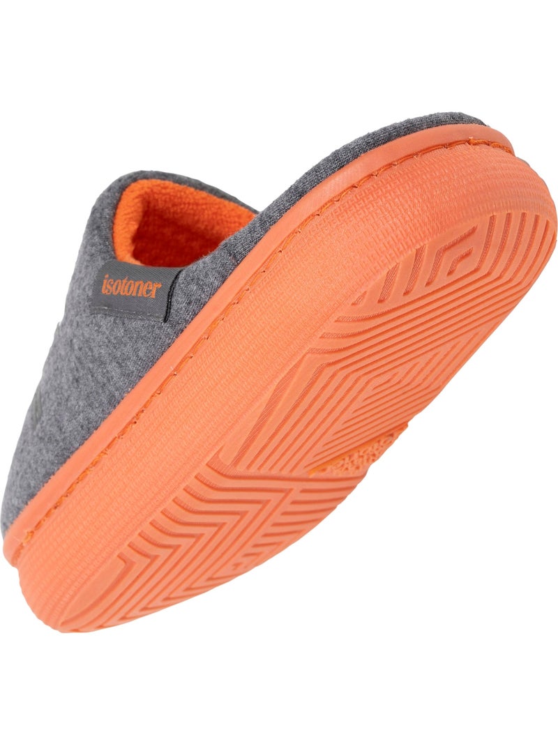 Pantofole mules jersay, suola bloup xtra comfort, bambino isotoner Grigio melangiato - Kiabi