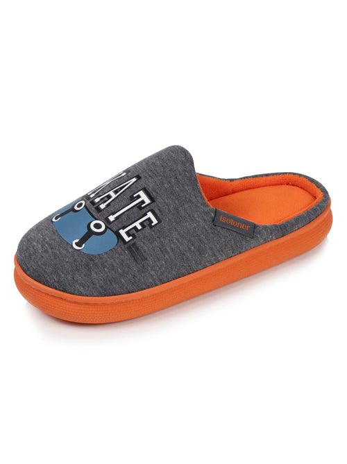 Pantofole mules jersay, suola bloup xtra comfort, bambino isotoner - Kiabi