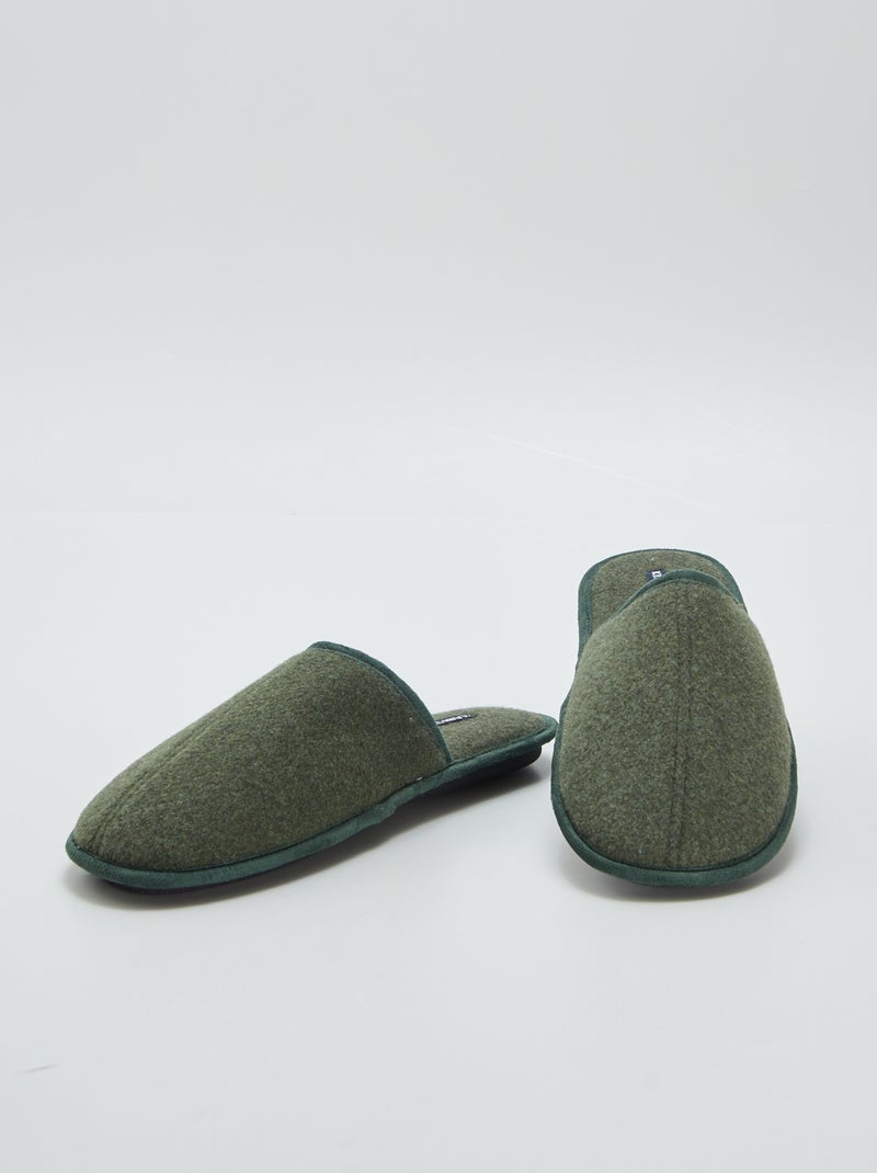 Pantofole mules KAKI - Kiabi