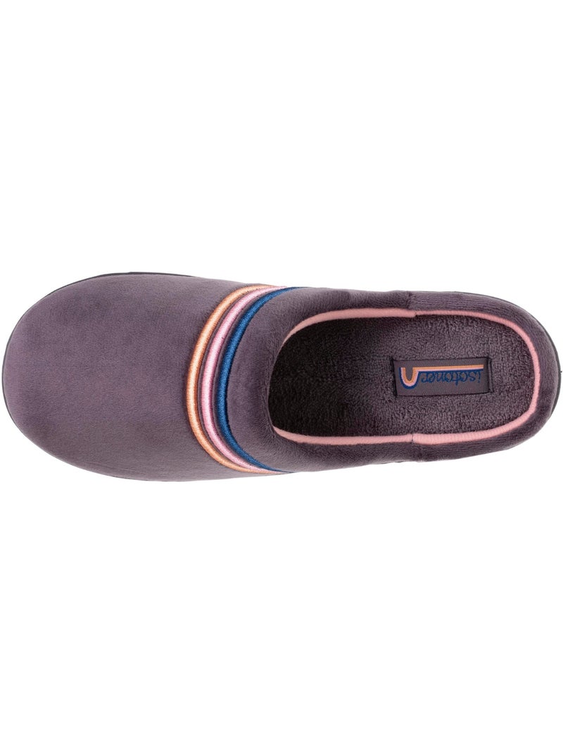Pantofole mules leggero e confortevole, facile da bambina Grigio - Kiabi