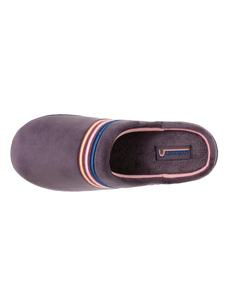 Pantofole mules leggero e confortevole, facile da bambina Isotoner Grigio - Kiabi