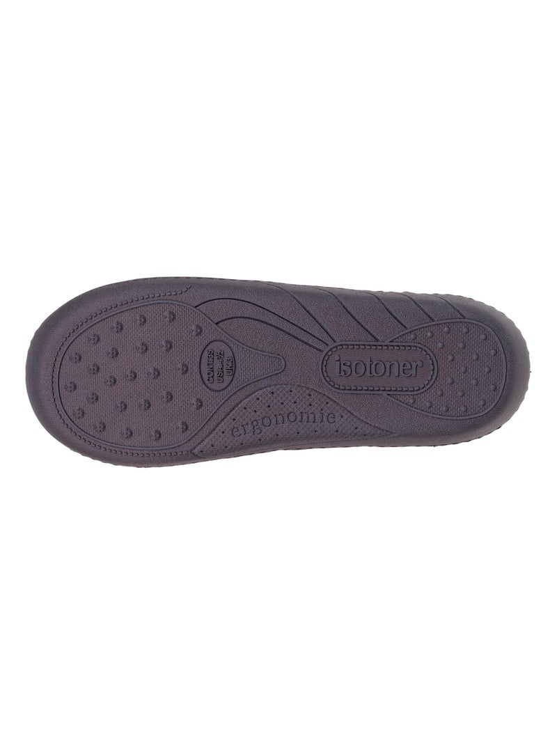 Pantofole mules leggero e confortevole, facile da bambina Isotoner Grigio - Kiabi