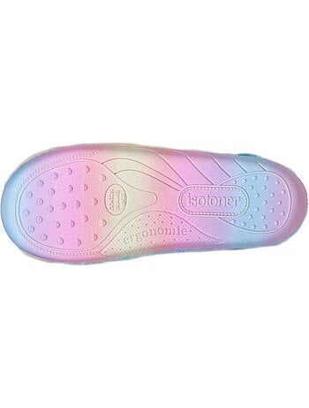 Pantofole mules leggero e confortevole, facile da bambina Isotoner