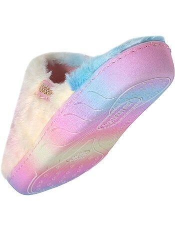 Pantofole mules leggero e confortevole, facile da bambina Isotoner