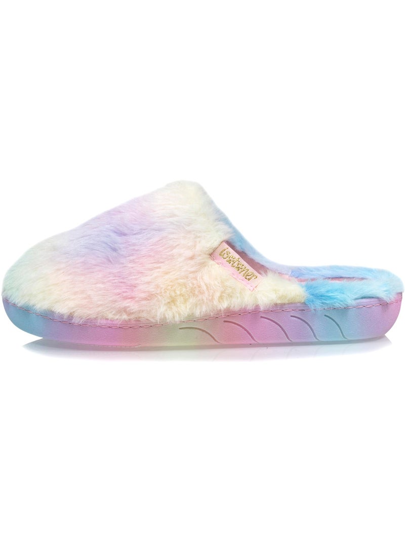 Pantofole mules leggero e confortevole, facile da bambina Isotoner Rosa/Giallo - Kiabi