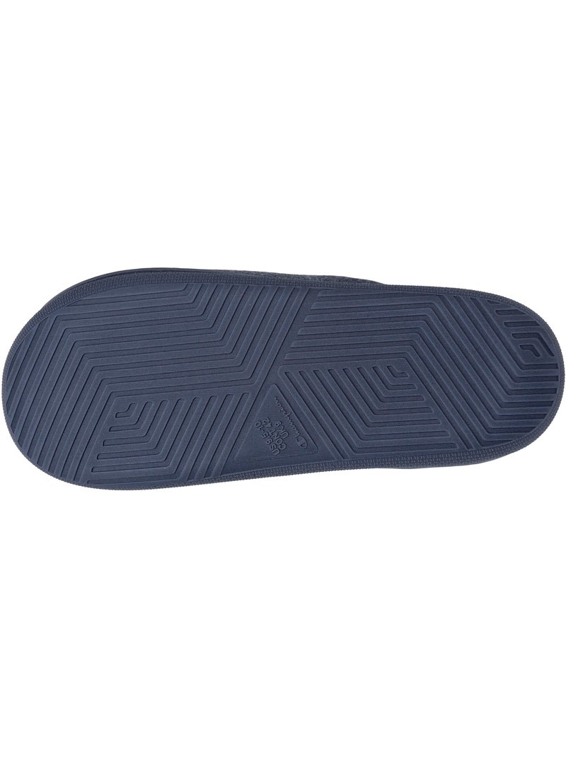 Pantofole mules maglia a coste ultra confortevole, ultra uomo Champion Blu marino - Kiabi