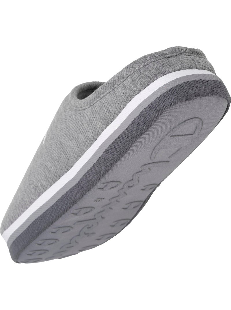Pantofole mules maglia a costine ultra confortevole, donna Champion Grigio melangiato - Kiabi