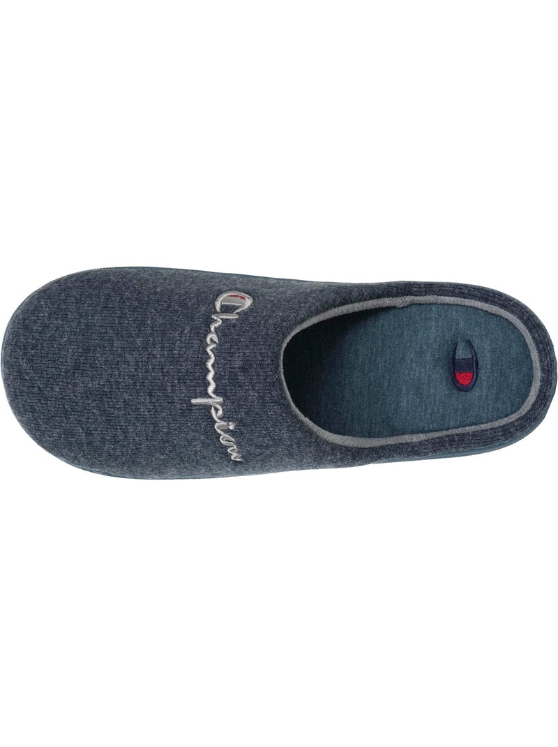 Pantofole mules maglia a costine ultra confortevole, uomo Champion Blu petrolio - Kiabi