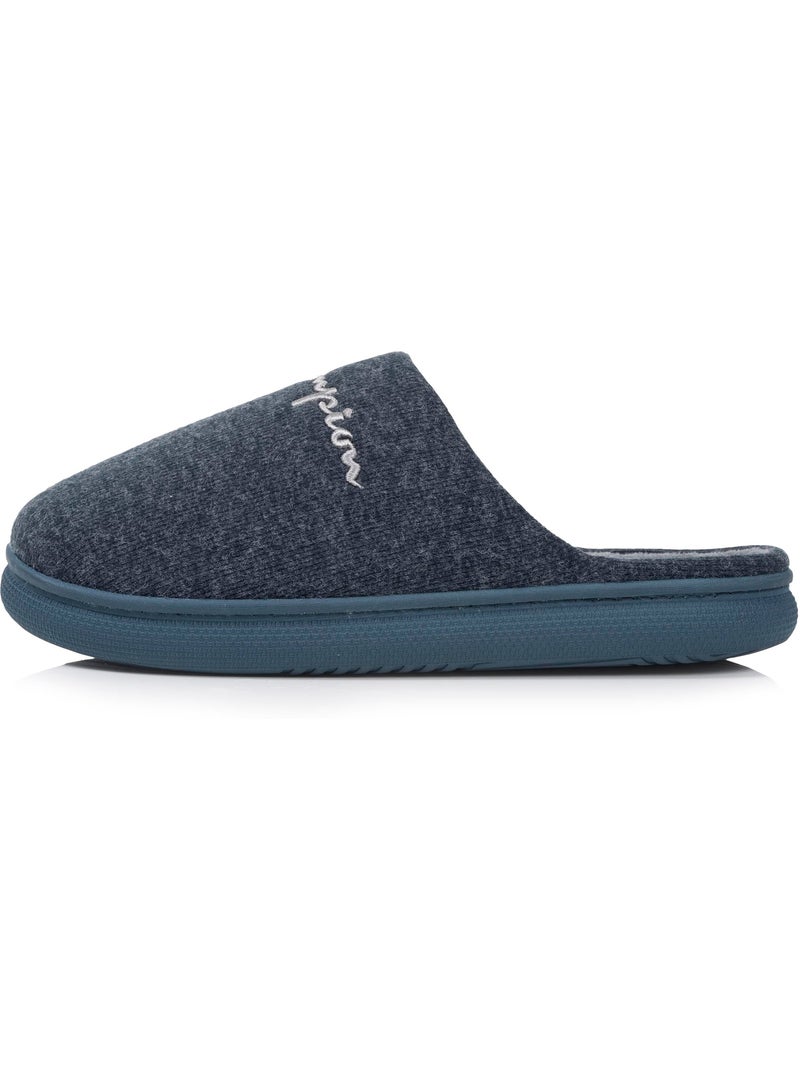 Pantofole mules maglia a costine ultra confortevole, uomo Champion Blu petrolio - Kiabi