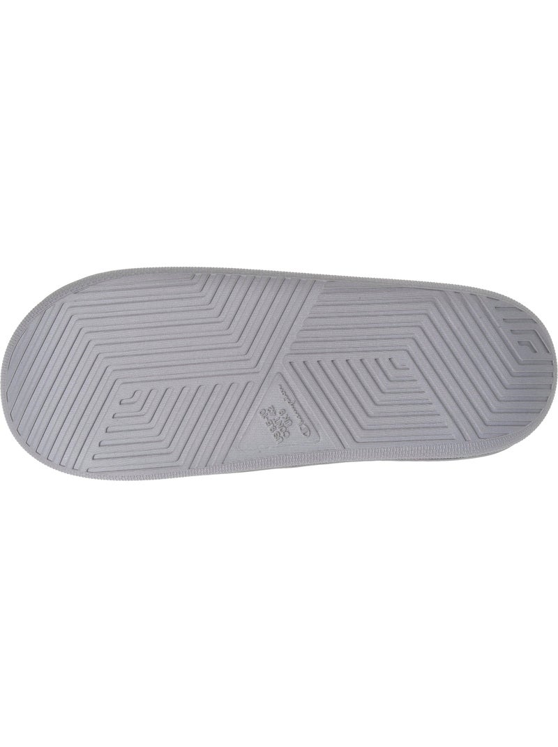 Pantofole mules maglia a costine ultra confortevole, uomo Champion Grigio melangiato - Kiabi