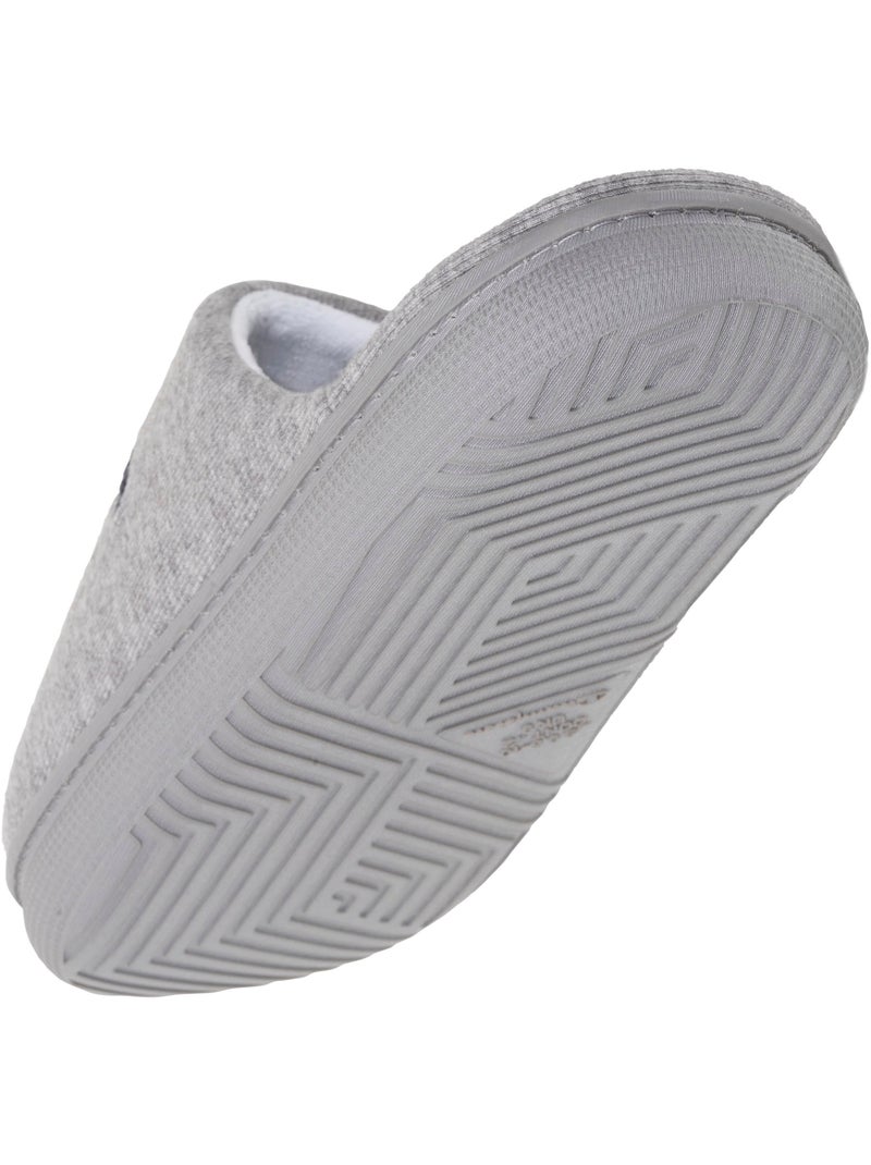 Pantofole mules maglia a costine ultra confortevole, uomo Champion Grigio melangiato - Kiabi