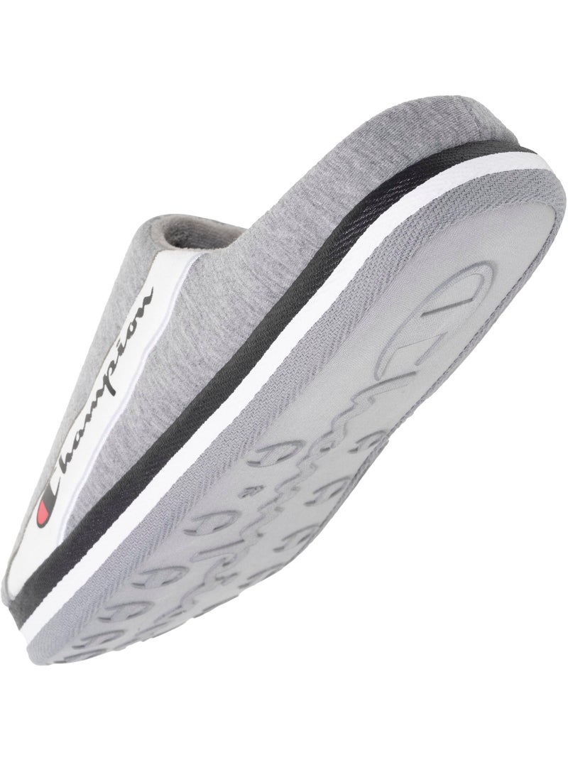 Pantofole mules maglia a costine ultra confortevole, uomo Champion Grigio melangiato - Kiabi