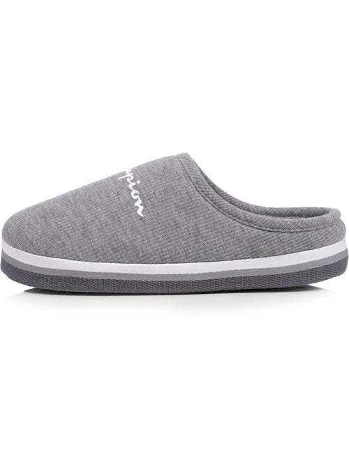 Pantofole mules maglia a costine ultra confortevole, uomo - Kiabi