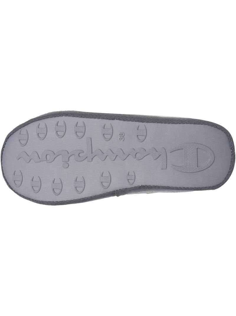 Pantofole mules maglia a costine ultra confortevole, uomo Grigio melangiato - Kiabi
