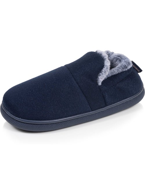 Pantofole mules maglia metallizzata, suola bloup, donna isotoner - Kiabi Pantofole mules maglia metallizzata, suola bloup, donna isotoner - Kiabi