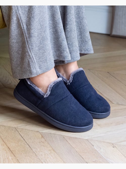 Pantofole mules maglia metallizzata, suola bloup, donna isotoner - Kiabi Pantofole mules maglia metallizzata, suola bloup, donna isotoner - Kiabi