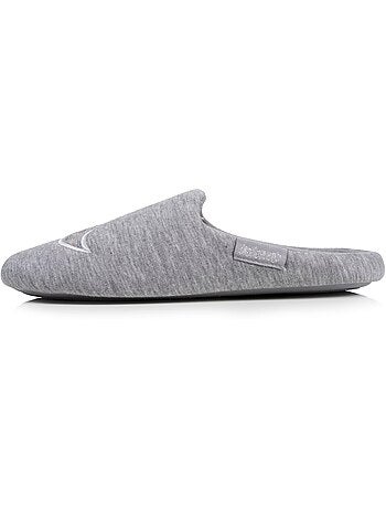 Pantofole mules maglia, suola in gomma antiscivolo donna