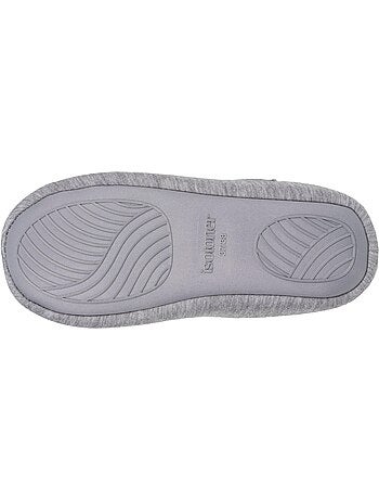 Pantofole mules maglia, suola in gomma antiscivolo donna