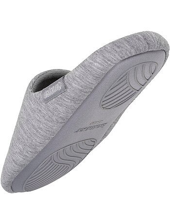 Pantofole mules maglia, suola in gomma antiscivolo donna
