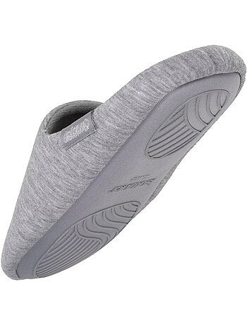 Pantofole mules maglia, suola in gomma antiscivolo donna Isotoner