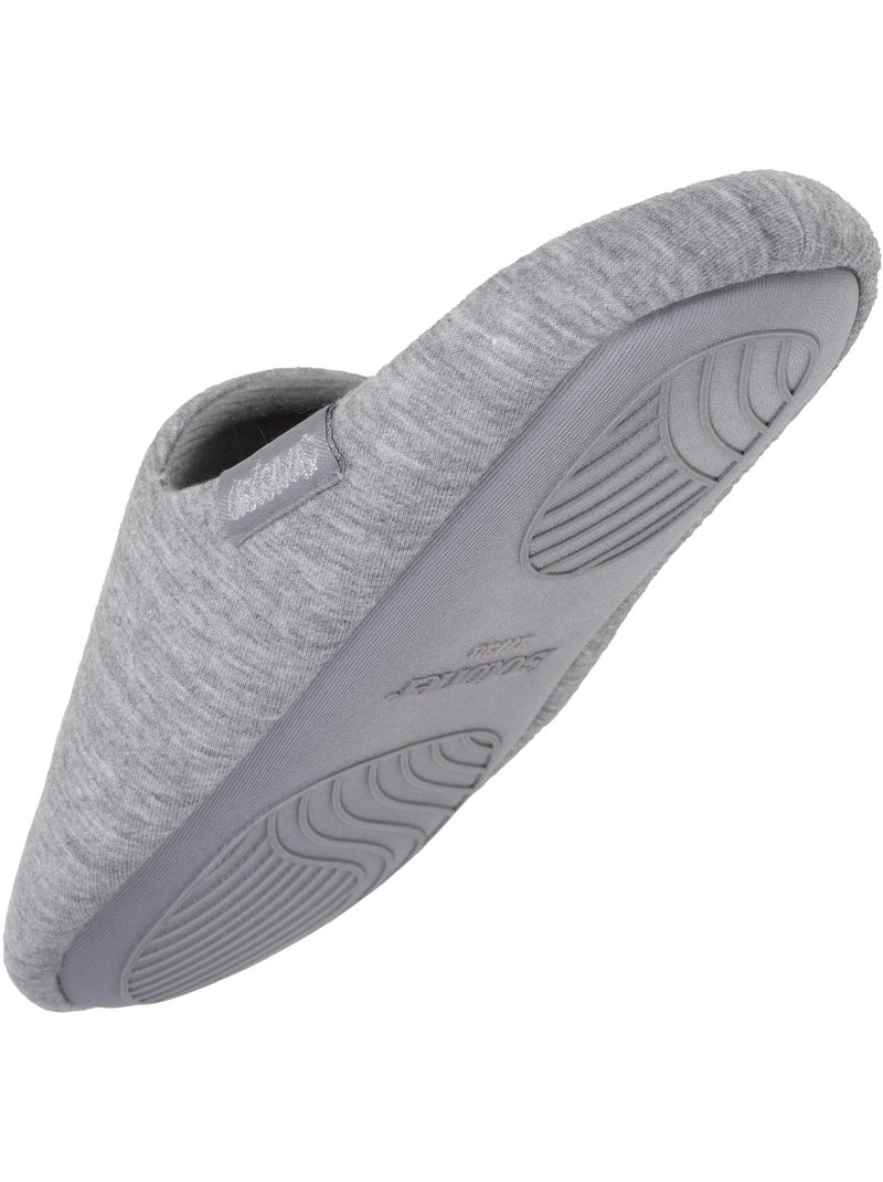 Pantofole mules maglia, suola in gomma antiscivolo donna Isotoner Grigio melangiato - Kiabi