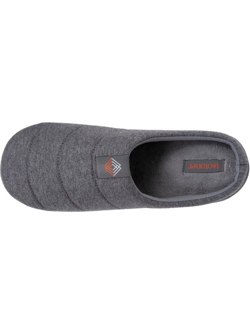 Pantofole mules maglia, suola in gomma antiscivolo uomo - Kiabi