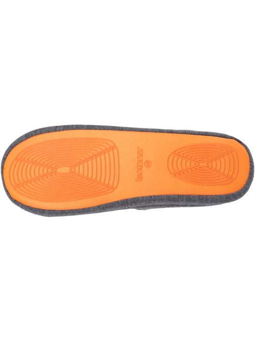 Pantofole mules maglia, suola in gomma antiscivolo uomo Isotoner - Kiabi