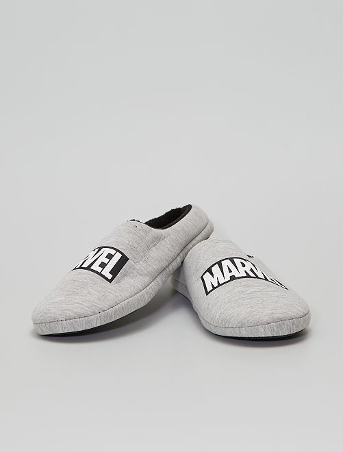 Pantofole mules 'Marvel' - grigio - Kiabi - 12.00€