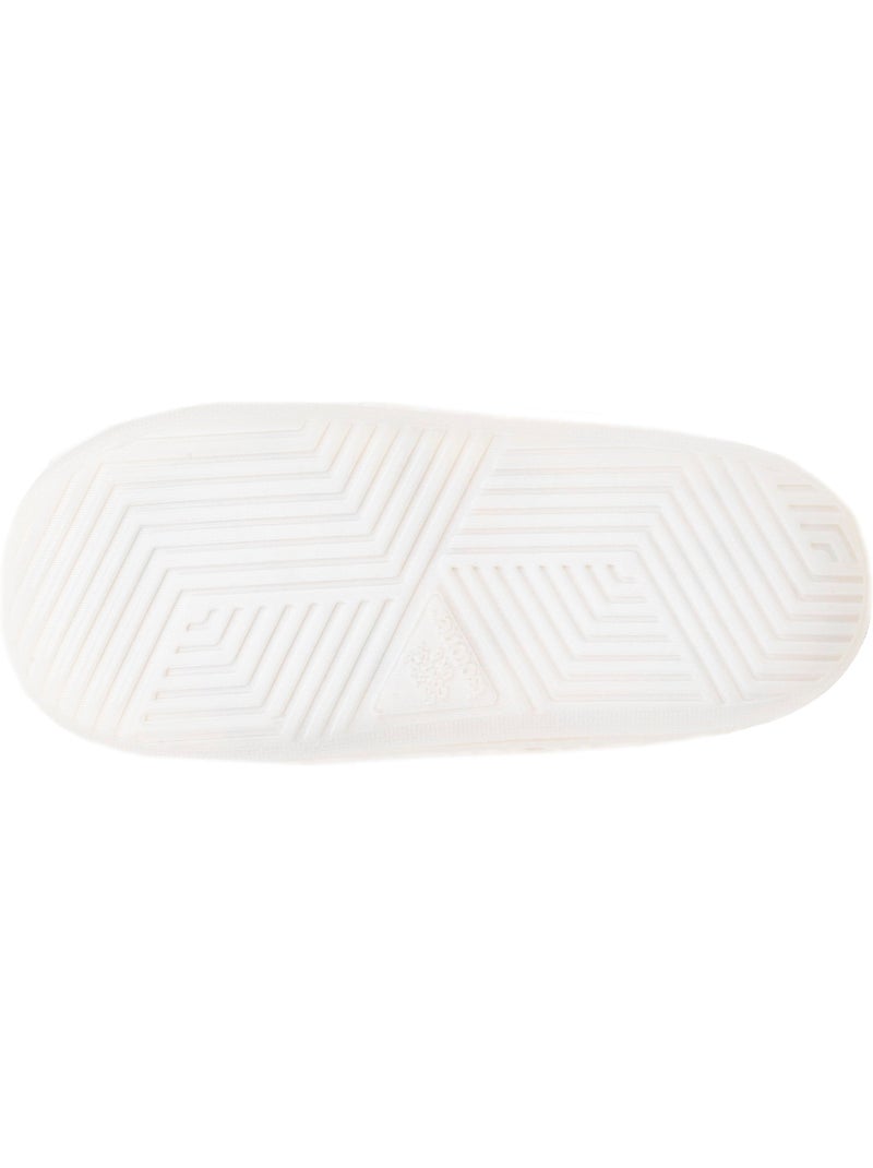Pantofole mules materiale sherpa, suola bloup donna Avorio - Kiabi