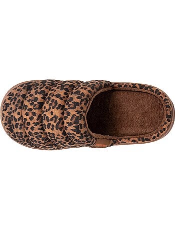 Pantofole mules materiale sherpa, suola bloup donna