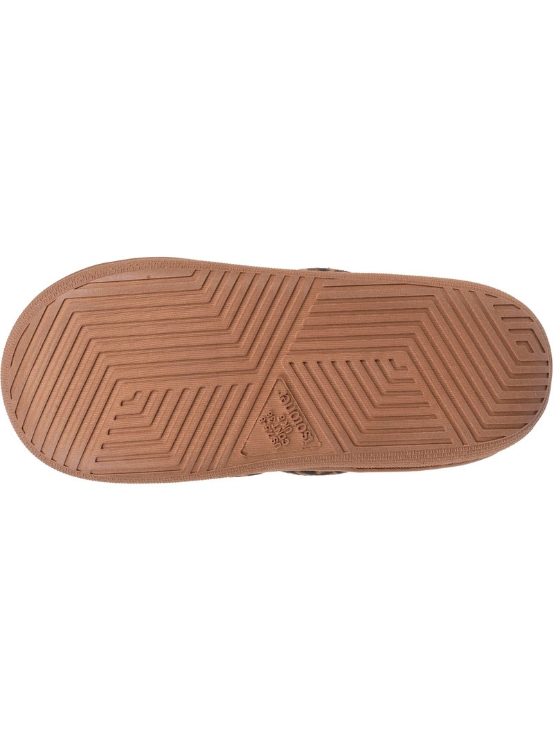 Pantofole mules materiale sherpa, suola bloup donna Cammello - Kiabi