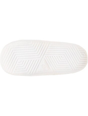 Pantofole mules materiale sherpa, suola bloup donna Isotoner