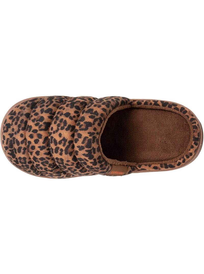 Pantofole mules materiale sherpa, suola bloup donna Isotoner Cammello - Kiabi