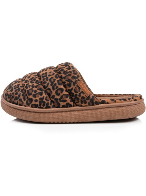 Pantofole mules materiale sherpa, suola bloup donna Isotoner - Kiabi