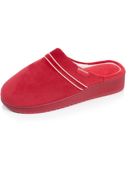 Pantofole mules microvelluto, schiuma a memoria di donna isotoner - Kiabi