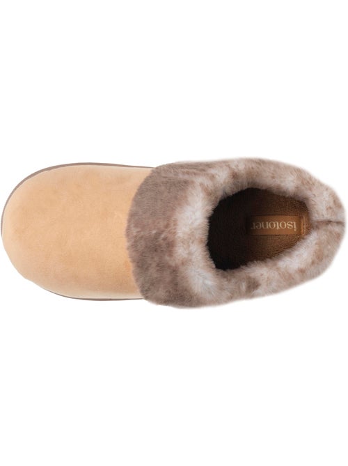 Pantofole mules microvelluto, suola bloup extra comfort donna isotoner - Kiabi