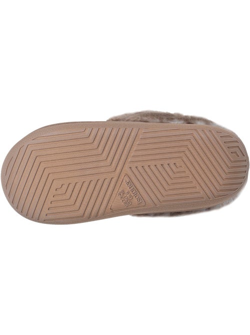 Pantofole mules microvelluto, suola bloup extra comfort donna isotoner - Kiabi