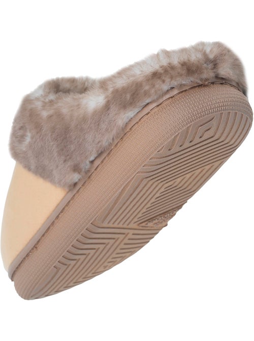 Pantofole mules microvelluto, suola bloup extra comfort donna isotoner - Kiabi