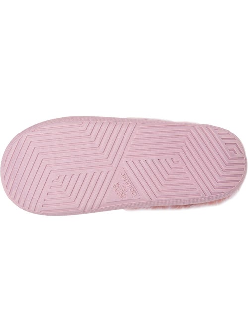 Pantofole mules microvelluto, suola bloup extra comfort donna isotoner - Kiabi