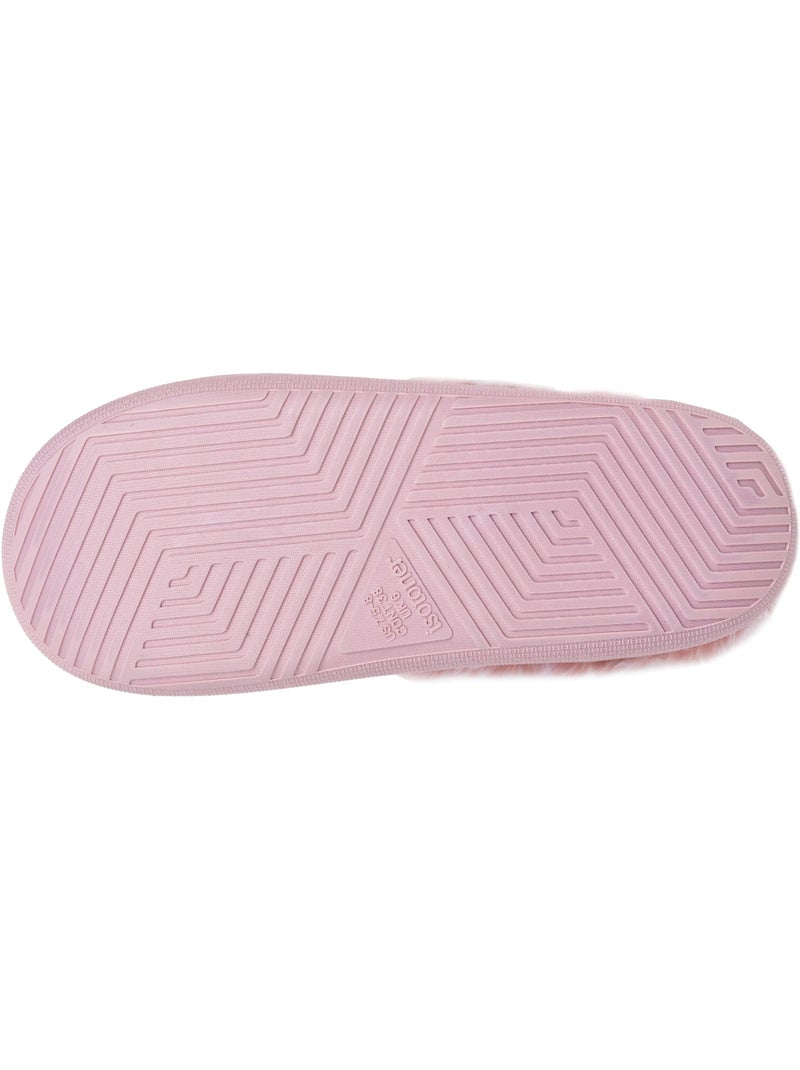 Pantofole mules microvelluto, suola bloup extra comfort donna isotoner Rosato - Kiabi