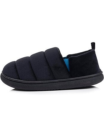 Pantofole mules microvelluto, suola bloup extra comfort uomo isotoner